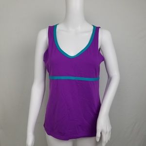 Lucy Purple Athletic Top Size L